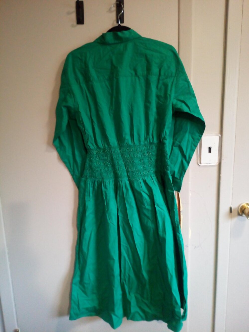 Linen Button Dress - Picture 3 of 3